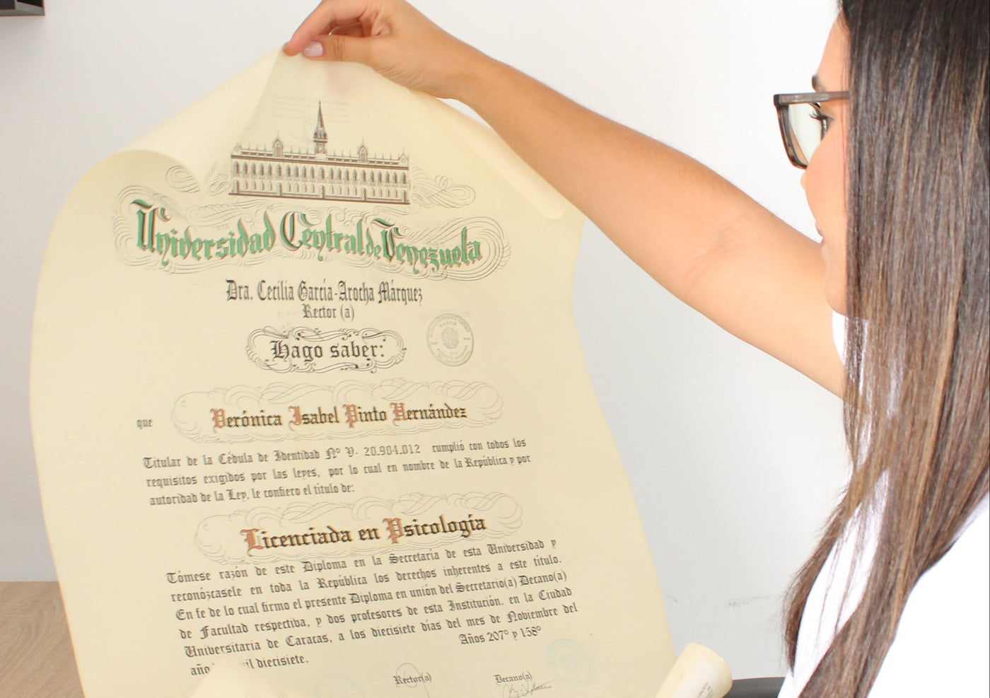Retrato de Verónica Pinto, psicóloga